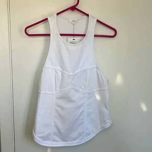 New NWT A.L.C. Watson Bustier White Tank - Picture 6 of 10
